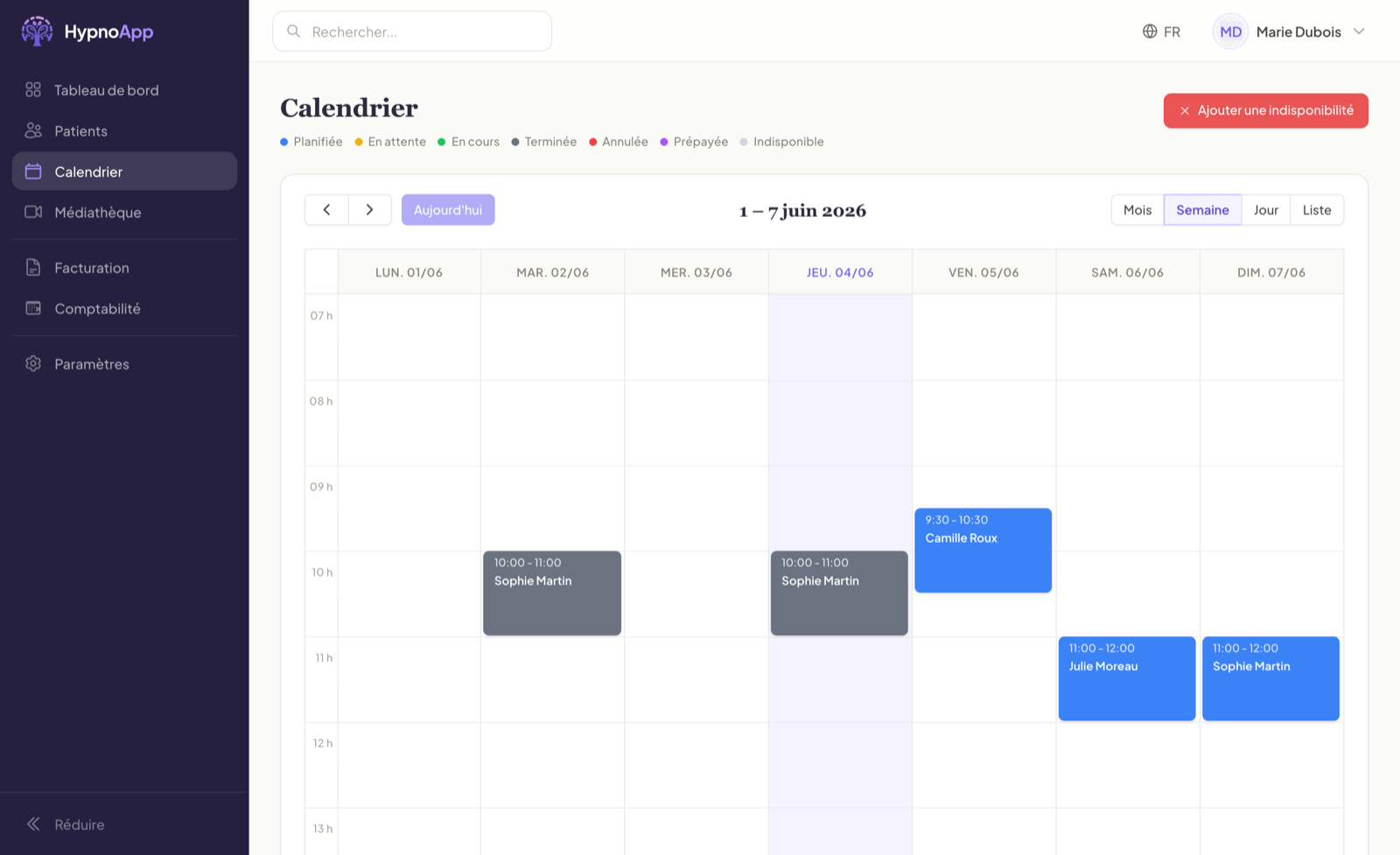 Calendrier